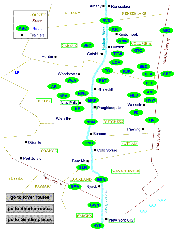 Overview of Routes -- Big Map