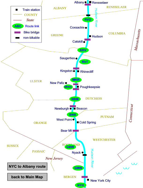 Hudson River Towns Map Alexia Lorraine