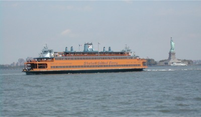Staten Island Ferry with Statue of Liberty
