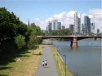 bike Frankfurt city photos